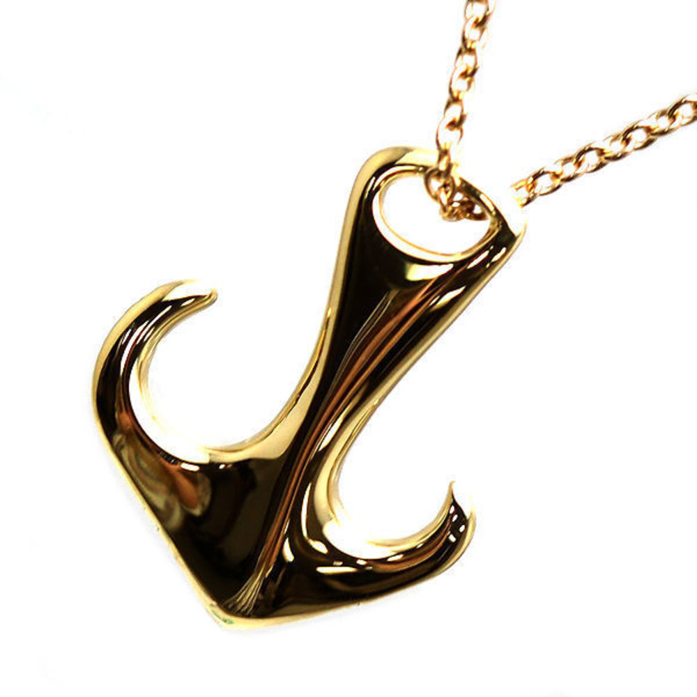 Tiffany Anchor Necklace K18 Gold